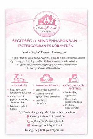 Idős gondozás,takarítás, gyermekfelügyelet Esztergomban és környékén - kép 2