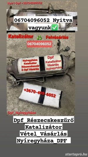 DPF-Részecskeszűrő-Katalizátor Vásárlás Nyíregyházán Az egyetlen Hivatalos-Partner  - kép 3
