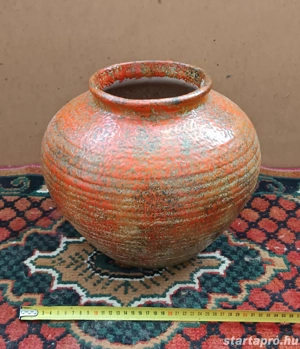 Retro kerámia padló váza - kép 2