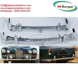 Aston Martin Lagonda Rapide 1961 1964 bumpers by stainless steel new  - kép 4