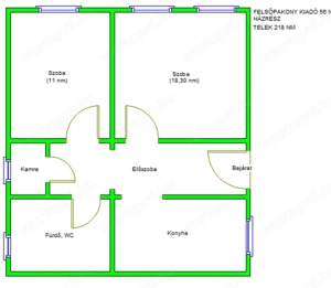 Kiadó 2 szobás házrész Felsőpakonyon, Budapesttől 7 km-re - kép 2