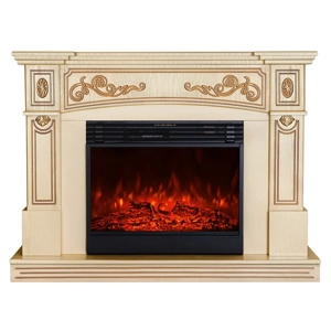 Elektromos kandalló Marmaris & Mirabella, Art Flame, 1000x1350x330 mm, 1950 W - kép 2