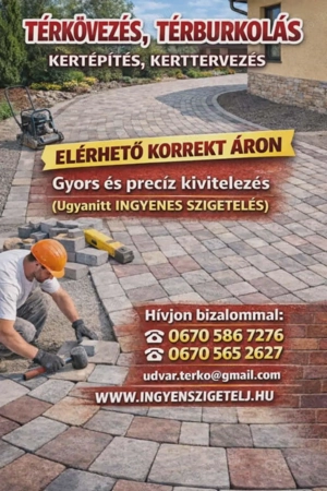 Ingyenes padlásfödém szigetelés, homlokzati szigetelés, térkövezés - kép 2