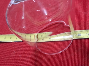 Üveg, fújt, karcsú szárú, ARC FRANCE, 64-53-160 mm méretű boros pohár, eladó - kép 3