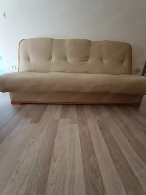 Bézs műbőr ülőgarnitúra  - kép 5