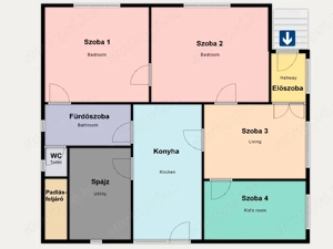 Kiskunhalas belvárosában részben felújított, 95 m2-es családi ház eladó! - kép 2