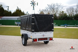 Új 2x1m-es utánfutó (750kg) ponyva szettel akciósan bruttó 478.000 Ft - kép 2