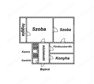 Miskolcon 2 szobás téglalakás eladó! - kép 13