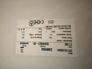 Zanussi ZRT18100WA Felülfagyasztós hűtőszekrény - kép 5