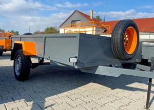 Új hegesztett utánfutó eladó! 130x220 cm, 1 tengelyes
