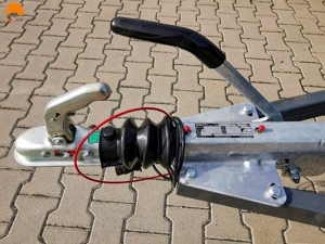 Új 150x300 cm utánfutó, 2 tengelyes, fékes, azonnal vihető! - kép 7