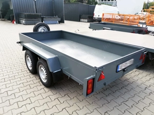 Új Orange utánfutó 150x300 cm, 2 tengelyes, fék nélküli! Azonnal vihető! - kép 3