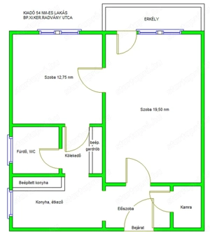 Kiadó erkélyes, 2 szobás lakás a XI. kerületben, udvari beállóval - kép 2