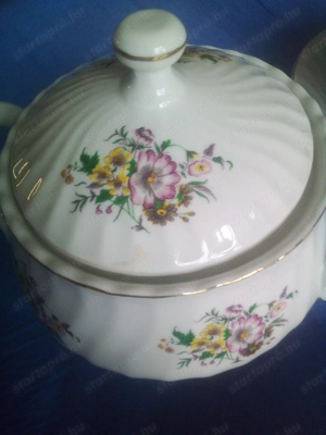 zsolnai jellegü prcelán étkészlet - kép 2