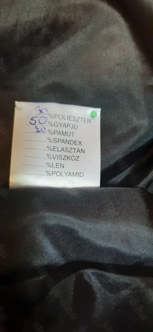 Halszálkás mintájú, női zakó, 42-es méretben eladó. - kép 2