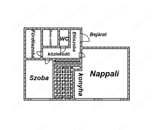 Nyíregyháza szűk belvárosi részén, nappali+1 szobás lakás eladó! - kép 15