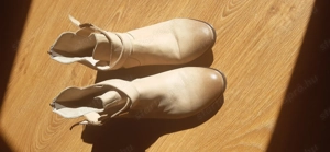 AKCIÓ! Olasz, bőrből készült, kényelmes bokacsizma eladó. - kép 2