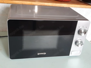 Gorenje mikrohullámú sütő MO17E1S ezüst 17 liter újszerű - kép 2