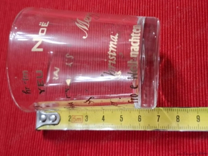 Üveg röviditalos karácsonyi 47-57-69 mm méretű pohár, eladó - kép 5