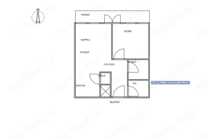 Nyíregyháza Sólyom közben 2.emeleti, 50 nm-es lakás albérlete kiadó  - kép 14