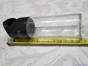 Üveg forgó 8 db-os fűszertartó tartalék edények, eladó - kép 3