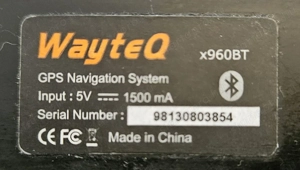 WayteQ X960BT navigáció eladó - kép 6