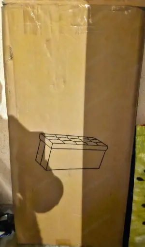 ÚJ 76 cm-es TÁROLÓ PAD, összehajtható, csomagolásban  - kép 3