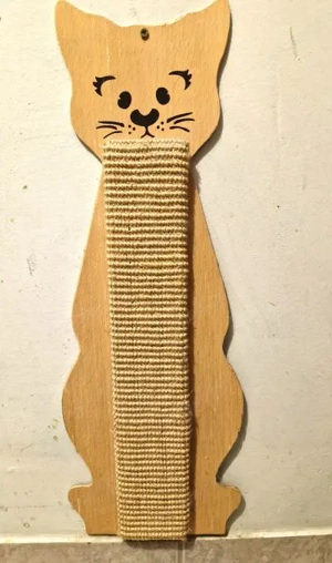 ÚJ Cica-formájú Cica Kaparófa, falra rögzíthető - kép 2