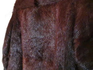 Eladó retró nutria szőrme bunda - kép 4