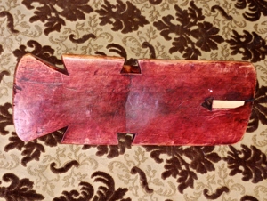 Beninből származó fa maszk, 16000ft óbuda    Beninből származó fa maszk, kb. 2000, kb. 36 x 12 cm. Á - kép 2