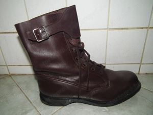 NOS Ritka óriás méretű magyar surranó katonai bakancs 48 -as - kép 4