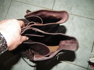 NOS Ritka óriás méretű magyar surranó katonai bakancs 48 -as - kép 7