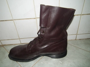 NOS Ritka óriás méretű magyar surranó katonai bakancs 48 -as - kép 3