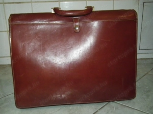 Kézitáska férfi valódi bőrtáska bőr táska aktatáska nr.8 - kép 5