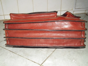 Kézitáska férfi valódi bőrtáska bőr táska aktatáska nr.8 - kép 8