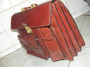 Kézitáska férfi valódi bőrtáska bőr táska aktatáska nr.8 - kép 3