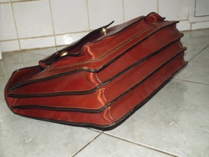 Kézitáska férfi valódi bőrtáska bőr táska aktatáska nr.8 - kép 6