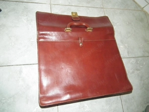 Kézitáska férfi valódi bőrtáska bőr táska aktatáska nr.8 - kép 9