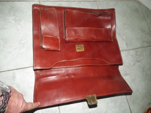 Kézitáska férfi valódi bőrtáska bőr táska aktatáska nr.8 - kép 10