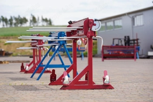 Bádogos élhajlító Zgr 2140 0,8 145  kerekekkel - Lemezhajlító gép Prod-Masz - kép 3