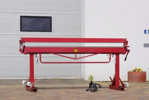 Bádogos élhajlító Zgr 2140 0,8 145  kerekekkel - Lemezhajlító gép Prod-Masz - kép 7