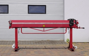 Bádogos élhajlító Zgr 2140 0,8 145  kerekekkel - Lemezhajlító gép Prod-Masz - kép 2