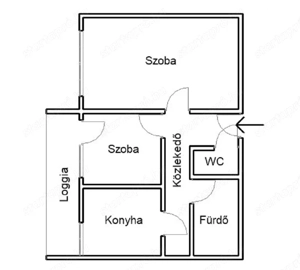 Nyíregyháza belvárosában 41 nm-es lakás eladó  - kép 9