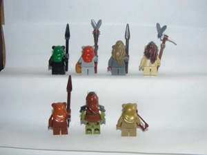 Lego Star Wars figurák Ewok maci Pablo Wicket figura + Gamorrai Őr 7db ÚJ - kép 3