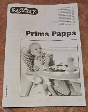 Peg Pérego Prima Pappa etetőszék megkímélt állapotban - kép 8