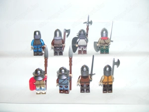 Lego Castle figurák katonák lovagok íjász lándzsás baltás várvédő lovag katona ÚJ - kép 6