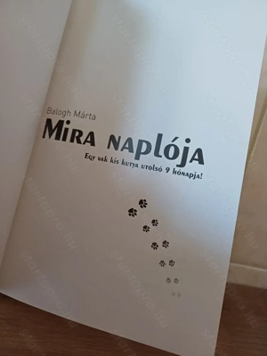 Balogh Márta: Mira naplója c. könyv eladó, ÚJ! Dedikált példány! - kép 4