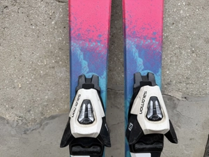 110 cm Salomon lányos gyerek carving síléc jó állapot 15.000 Ft - kép 3