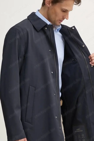 JOOP elegáns férfi tavaszi-őszi kabát FÉL ÁRON   L-es méret, sötétkék, vízlepergetős - kép 2