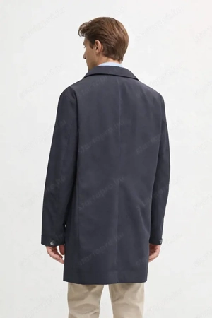 JOOP elegáns férfi tavaszi-őszi kabát FÉL ÁRON   L-es méret, sötétkék, vízlepergetős - kép 3